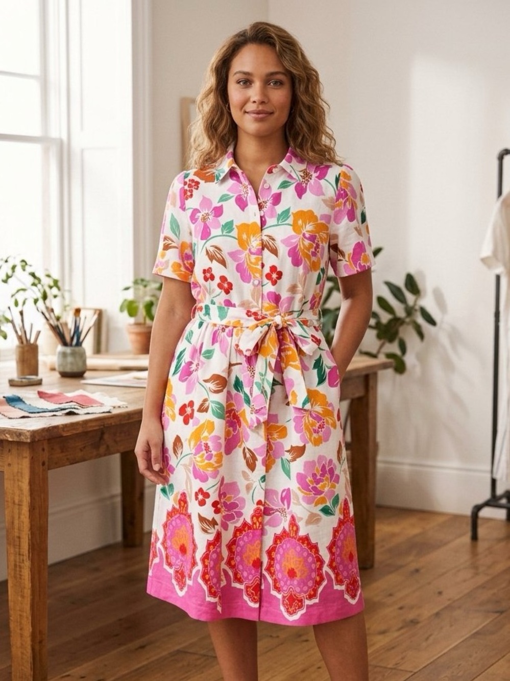 Draper James Floral Dress Size Medium
